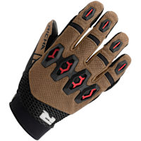 Richa R-MX Gloves - Brown / Red
