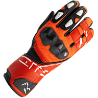 Richa RS-86 Leather Gloves - Red / Fluo Red