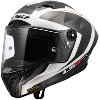 LS2 Thunder GP Aero - Raute White / Grey