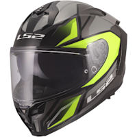 LS2 Challenger II - Viper Grey / Hi-Vis Yellow