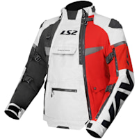 LS2 X-Master Textile Jacket - Black / Grey / Red