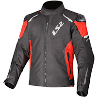 LS2 Zoom Textile Jacket - Black / Red