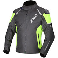 LS2 Zoom Textile Jacket - Black / Yellow