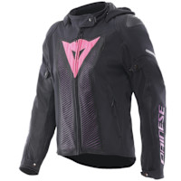 Dainese Ladies Super Sprint Air Textile Jacket - Black / Pink / Violet