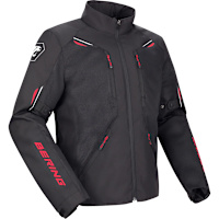 Bering Brazilia 3 in 1 Textile Jacket - Black / Red