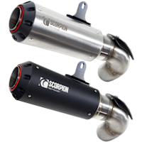 Scorpion Red Power Slip-On Exhaust - Kawasaki Ninja 1100 SX (2025)