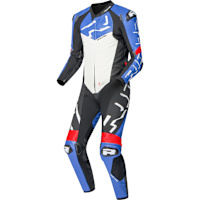 Richa Stradale GP One Piece Leather Suit - Blue / White / Black / Red