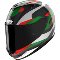 Nolan X-904 Ultra Carbon Calibro - Black / Silver / Red / Green