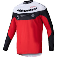 Alpinestars Pro-Dura Jersey - Black / Bright Red / White