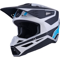 Alpinestars S-M3 Heat - Matt Silver / Blue / Black
