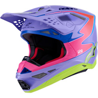 Alpinestars Supertech M10 Jett Lawrence - Gloss Purple / Pink / Fluo Yellow