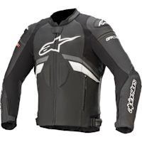 Alpinestars GP Plus R V3 Leather Jacket - Black / Dark Grey / White
