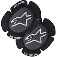 Alpinestars GP Sport Evo Knee Sliders - Black / White