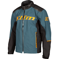 Klim Enduro S4 Textile Overshell Jacket - Petrol / Strike Orange