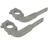 Barkbusters Spare Part - Two Clamp Assemblies (MX) 