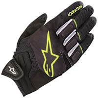 Alpinestars Atom Mixed Gloves - Black / Fluo Yellow