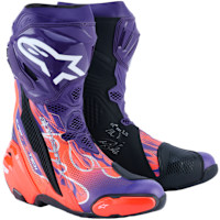 Alpinestars Supertech R Boots - Jorge Martin Flyte Limited Edition Purple / Red / Black