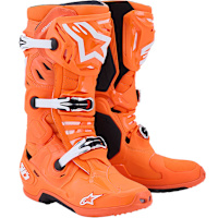 Alpinestars Tech 10 Supervented Boots - Fluo Orange / Black / White