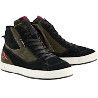 Alpinestars Stated Waterproof Shoes - Military Green / Black / Off-White