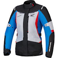 Alpinestars Stella Honda ST-1 Waterproof Textile Jacket - Ice Grey / Dark Grey / Black