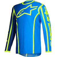 Alpinestars Fluid Apex Jersey - Blue / Fluo Yellow