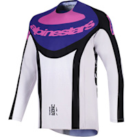 Alpinestars Techstar Knif Jersey - Black / Light Grey / Purple