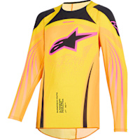 Alpinestars Youth Supertech Nomur Jersey - Orange / Yellow / Pink