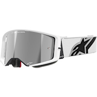 Alpinestars Supertech Corp Goggles - White / Mirror Silver Lens