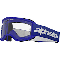 Alpinestars Vision 3 Wordmark Goggles - Blue / Clear Lens