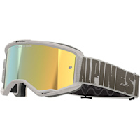 Alpinestars Vision 5 Hollow Goggles - Wind / Mirror Gold Lens