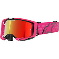 Alpinestars Vision 8 Corp Goggles - Pink / Mirror Red Lens