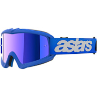 Alpinestars Youth Vision Goggles - Blaze Blue / Mirror Blue Lens