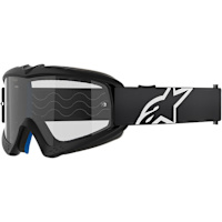 Alpinestars Youth Vision Goggles - Corp Black / Clear Lens