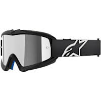 Alpinestars Youth Vision Goggles - Corp Black / Mirror Silver Lens