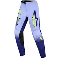 Alpinestars Youth Supertech Scenz Pants - Purple / Fluo Yellow