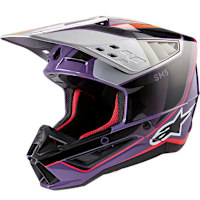 Alpinestars S-M5 Sail - Gloss Violet / Black / Silver