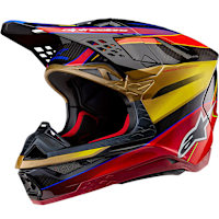 Alpinestars Supertech M10 Era - Gloss Gold / Yellow / Rio Red