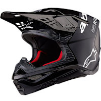 Alpinestars Supertech M10 Flood - Gloss Black / Matt Dark Grey