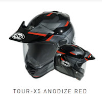 Arai Tour X5 - Anodize Red