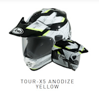 Arai Tour X5 - Anodize Yellow