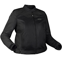 Bering Ladies Alias Queen Size Textile Jacket - Black