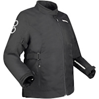 Bering Ladies Pamela Queen Size Textile Jacket - Black