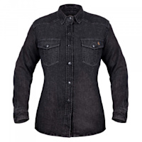 Broger Ladies Alaska Textile Shirt - Washed Black