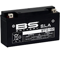 BS Batteries Motorcycle Battery - BT12-10Z SLA Sealed Lead Acid
