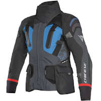 Dainese Antartica Gore-Tex Jacket - Ebony / Performance Blue / Black