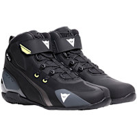 Dainese Herian D-WP Boots - Black / White / Fluo Yellow