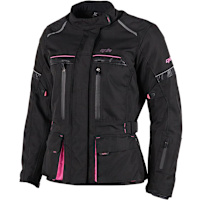 DXR Ladies Roadtrip Textile Jacket - Black / Pink