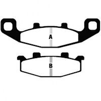 EBC Aramid Organic Brake Pads - FA129