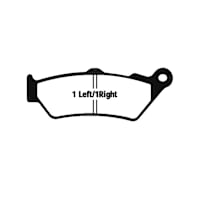 EBC Aramid Organic Brake Pads - FA209/2