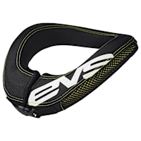 EVS R2 Kids Neck Protector - Black / Hi-Viz Yellow